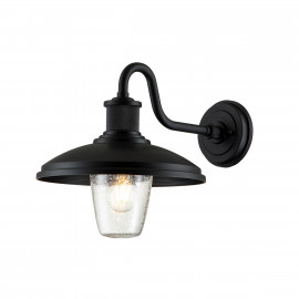  Kichler - Allenbury - Lanterna da parete media a 1 luce per esterni con struttura in acciaio - Colore: Nero - 1 Lampadina E27 40W - IP44 - SKU: KL-ALLENBURY2-M-BKT 