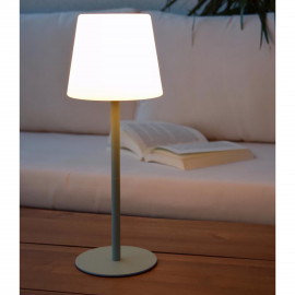  Lucide - Tyon - Lampada da tavolo ricaricabile per esterni a LED dimmerabile - 1 Lampadina Led Integrato 2W - Lumen 140 - Gradi Kelvin 2700k Luce Calda - IP65 - SKU: 13816/02/ 