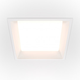  Maytoni - Okno - Faretto da incasso a LED con struttura quadrata in alluminio dal design moderno - 1 Lampadina Led Integrato 24W - Lumen 1800 - Gradi Kelvin 3000k Luce Calda - IP20 - SKU: DL054-24W3K 