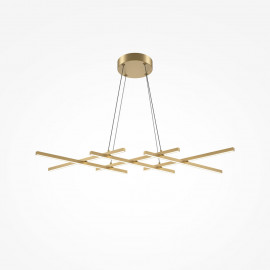  Maytoni - Halo - Lampada a sospensione a LED con struttura in alluminio dal design moderno - 1 Lampadina Led Integrato 40W - Lumen - Gradi Kelvin 2200k-3000k - IP20 - SKU: MOD244PL-L50 