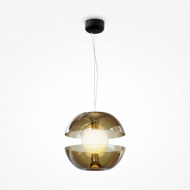  Maytoni - Rebel - Lampada a sospensione con diffusore LED in vetro dal design moderno ed elegante - 1 Lampadina Led Integrato 6W - Lumen 500 - Gradi Kelvin 3000k Luce Calda - IP 20 - SKU: MOD322PL-L6 