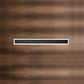  Perenz - Wally - Applique a led media lineare con struttura in metallo e diffusore in acrilico - 1 Lampadina Led Integrato 19W - Lumen 2008 - Gradi Kelvin 3000k Luce Calda - IP54 - SKU: 8180 