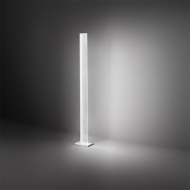  Perenz - Tape - Piantana con diffusore a led in alluminio dal design moderno - Colore: Bianco - 1 Lampadina Led Integrato 35W - Lumen 2720 - Gradi Kelvin 3000k-4000k-6000k - IP20 - SKU: 6972BCT 