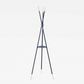  Pezzani - Stilo - Appendiabiti da terra in stile moderno struttura in acciaio verniciato sabbiato - Colore: Blu - SKU: 0/304#US 