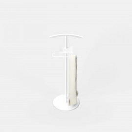  Pezzani - Steward - Servomuto/Appendiabiti in acciaio di design italiano - Colore: Bianco/Bianco - SKU: 0/310#BS-7S 