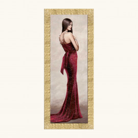 Artitalia - Stampa moderna figurativa con cornice dorata decori con glitter e strass - SKU: WRDL570 