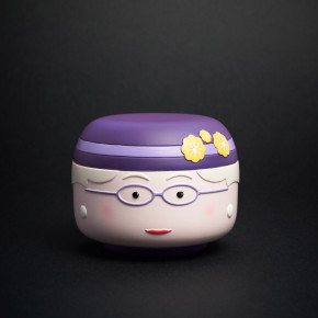  Blogo - Icons - Portagioie in resina dal design moderno The Queen - Colore: Viola - SKU: JEWCA-1053 