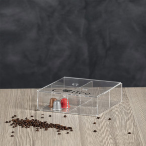  Vesta - Break - Portacialde con coperchio in plexiglass Only Coffee - Colore: Trasparente - SKU: 3375300 