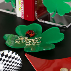  Vesta - Svuota tasche in plexiglass quadrifoglio - Colore: Verde - SKU: 0433283 