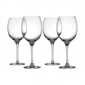Alessi Set di 4 bicchieri per vini bianchi in vetro cristallino Mami XL