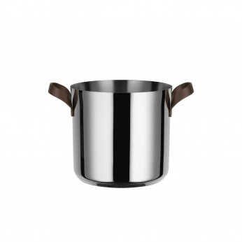 Alessi Pentola in acciaio inossidabile con fondo in acciaio magnetico diametro 20" Edo
