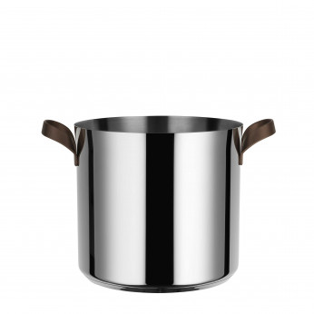 Alessi Pentola in acciaio inossidabile con fondo in acciaio magnetico diametro 24" Edo