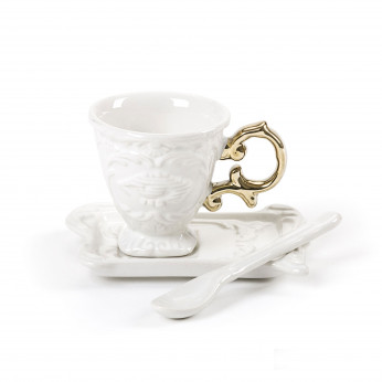 Seletti Set 1 Tazza da caffè con piattino e cucchiaino "I-Wares" I-Wares