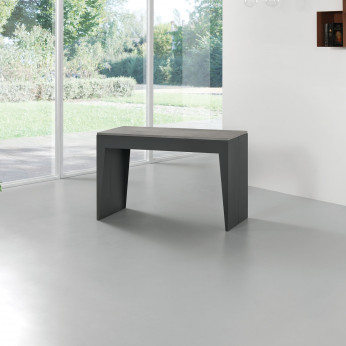 Pezzani Consolle di design allungabile con struttura in acciaio e 4 ante Marvel