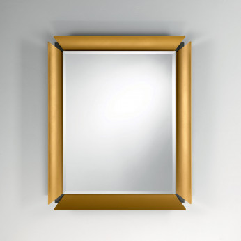 Pezzani Specchio da parete moderno con cornice in alluminio "Glam"