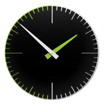 CalleaDesign Orologio da parete rotondo in legno dal design moderno Exacto