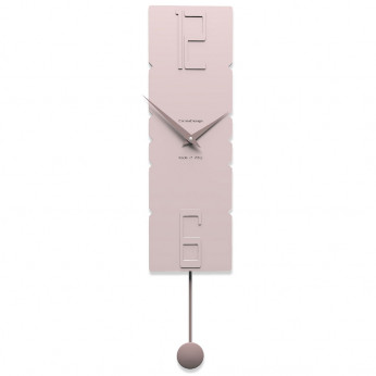 CalleaDesign Orologio da parete a pendolo in legno dal design moderno ed elegante Rock