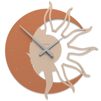 CalleaDesign Orologio da parete con cristalli Swarovski Sole & Luna