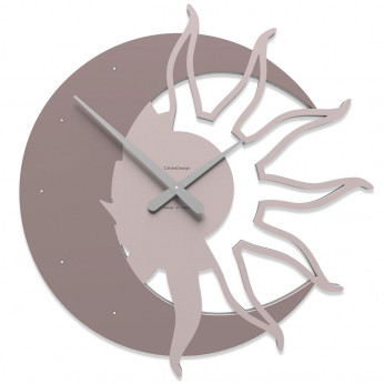 CalleaDesign Orologio da parete con cristalli Swarovski Sole & Luna