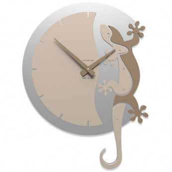CalleaDesign Orologio da parete Geco Arrampicante