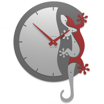 CalleaDesign Orologio da parete Geco Arrampicante
