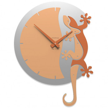 CalleaDesign Orologio da parete Geco Arrampicante