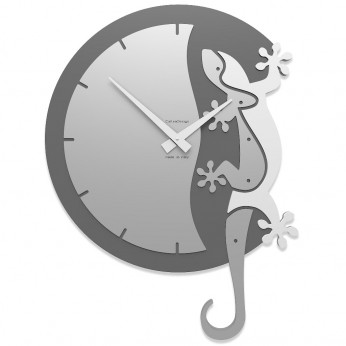 CalleaDesign Orologio da parete Geco Arrampicante