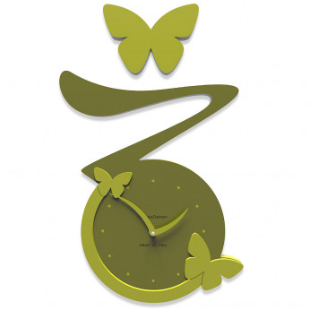 CalleaDesign Orologio da parete Farfalla