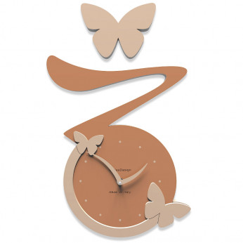 CalleaDesign Orologio da parete Farfalla