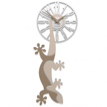 CalleaDesign Orologio da parete Geco Penzolante