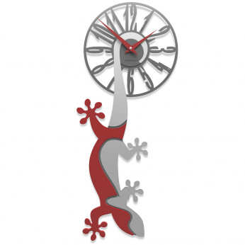 CalleaDesign Orologio da parete Geco Penzolante