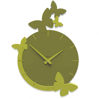 CalleaDesign Orologio da parete Il volo delle farfalle