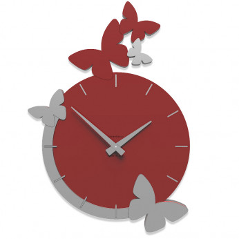 CalleaDesign Orologio da parete Il volo delle farfalle
