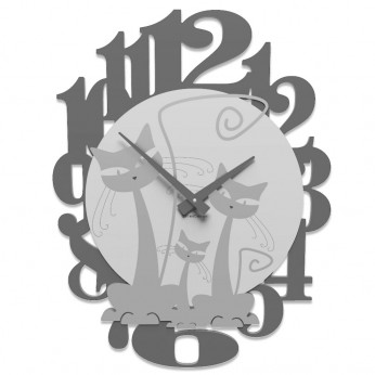 CalleaDesign Orologio da parete Gatti