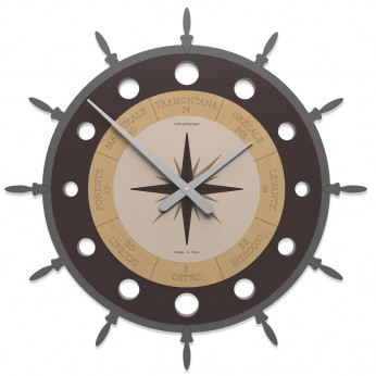 CalleaDesign Orologio da parete Rosa dei Venti