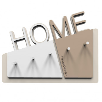 CalleaDesign Portachiavi magnetico da parete in legno Home