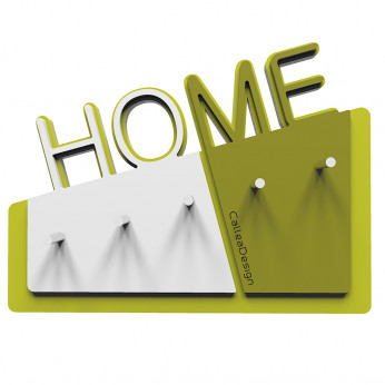 CalleaDesign Portachiavi magnetico da parete in legno Home