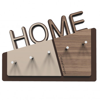 CalleaDesign Portachiavi magnetico da parete in legno Home