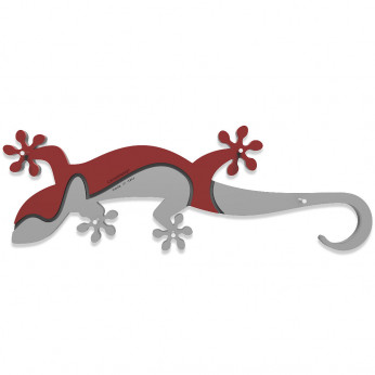 CalleaDesign Portachiavi da parete Geco Arrampicante