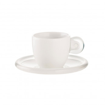 Guzzini Set 6 tazzine caffé con piattini Gocce