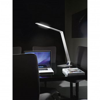 Fabas Luce Lampada da scrivania a LED dimmerabile e orientabile in metallo design moderno Wasp