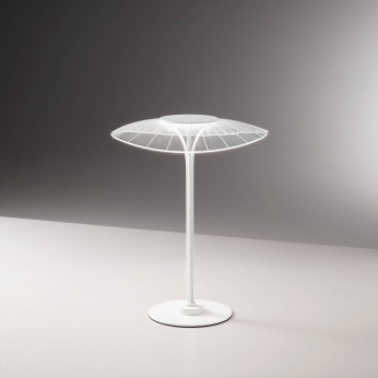 Fabas Luce Lampada da tavolo a LED con struttura in metallo dal design moderno Vela