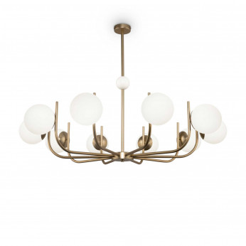 Maytoni Lampadario grande diffusori in vetro a boccia in stile moderno Rendez-vous