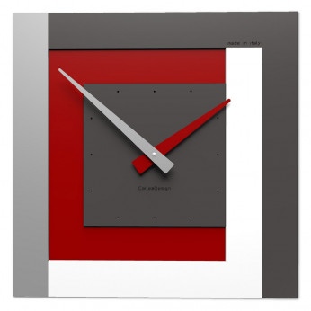 CalleaDesign Orologio da parete in legno piccolo per soggiorno Clock