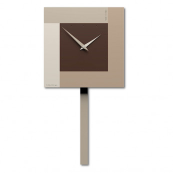CalleaDesign Orologio a pendolo moderno da parete Stripes