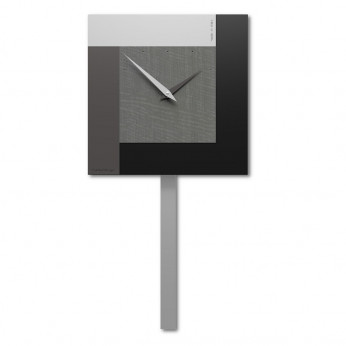 CalleaDesign Orologio a pendolo moderno da parete Stripes