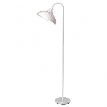 Perenz Piantana moderna in metallo verniciato con stelo flessibile rivestito in gomma Swan