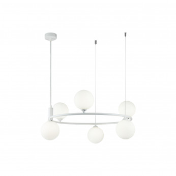 Maytoni Sospensione grande in metallo diffusori regolabili in altezza Ring