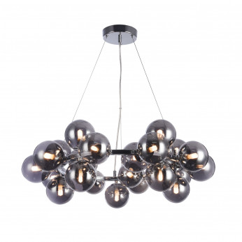 Maytoni Sospensione moderna con struttura in metallo cromato diffusori in vetro Dallas