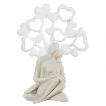 Bongelli Preziosi Scultura da tavolo moderna in varie colorazioni con innamorati abbracciati